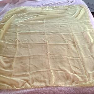 Yellow Sheer Scarf/ Sarong